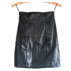 Fashion Nova Faux Leather Skirt